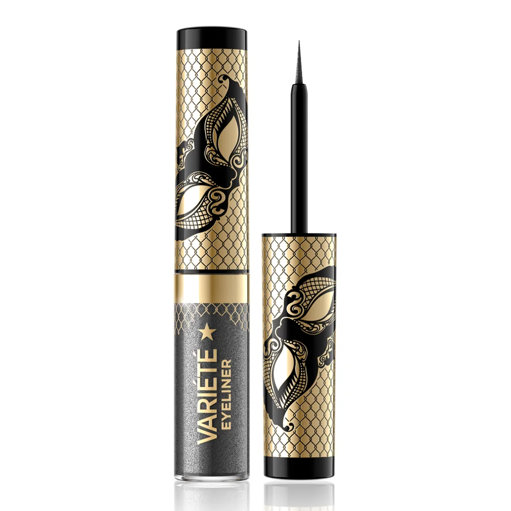 Tus de ochi lichid  stralucitor Variete Waterproof No.04 Silver Dust, 4ml, Eveline Cosmetics