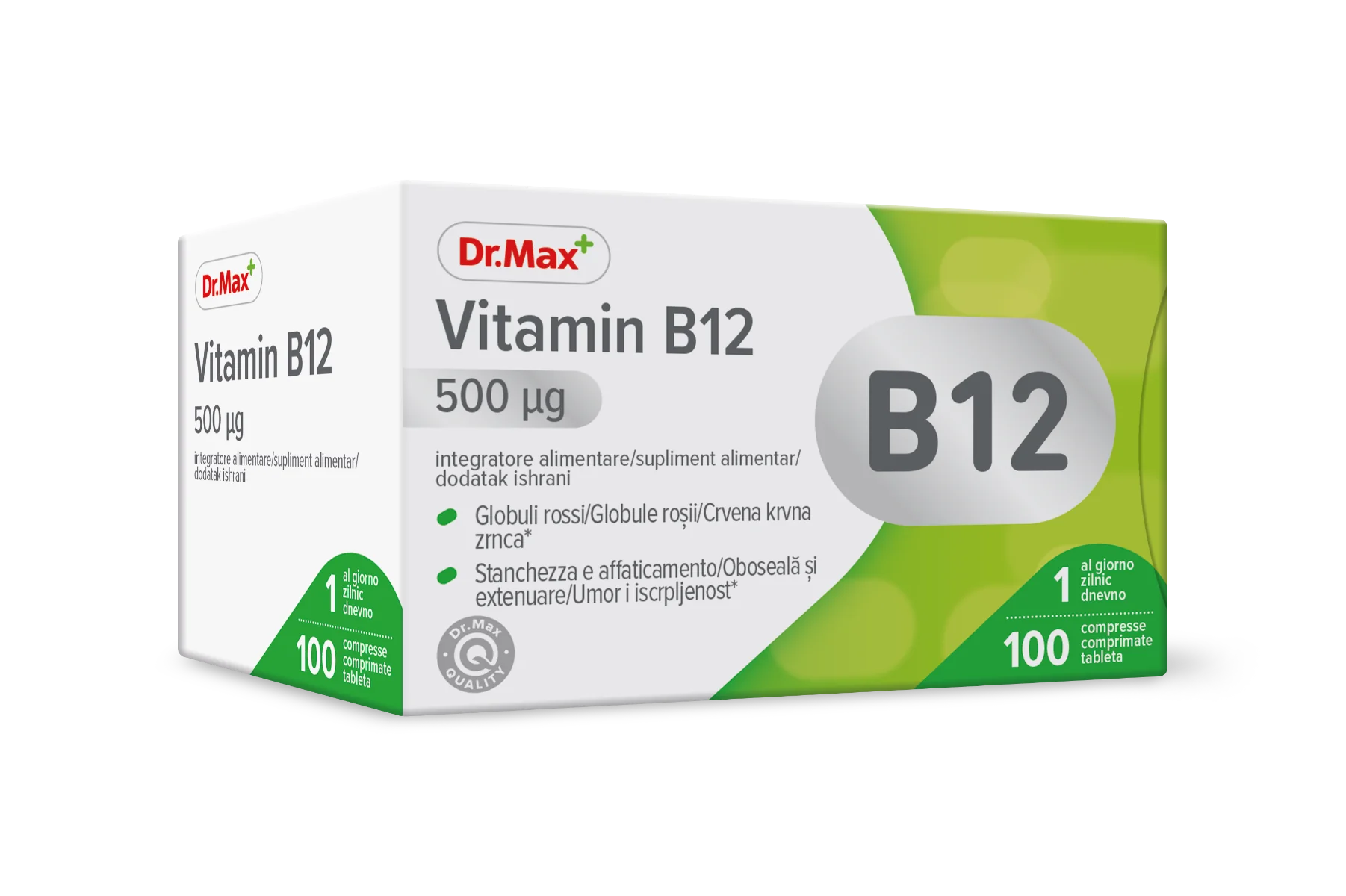 Dr. Max Vitamin B12 500mcg, 100 comprimate filmate