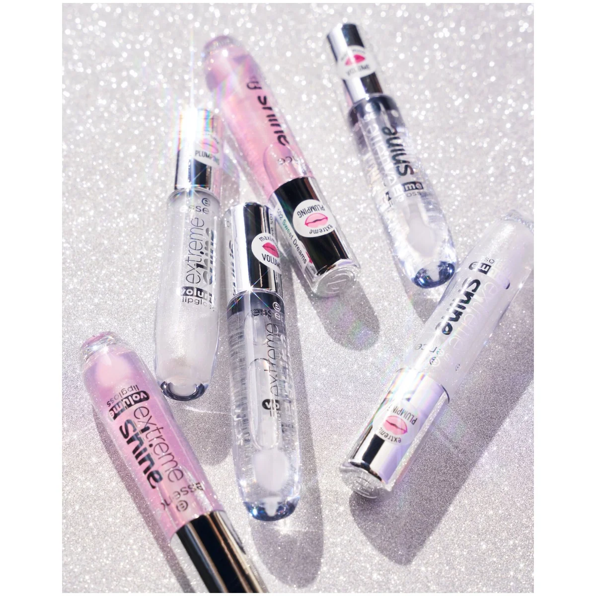 Luciu de buze Extreme Shine Volume Lipgloss 01 - Crystal Clear, 5ml, Essence