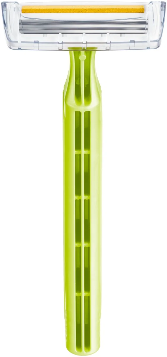Pachet Aparat de ras Pure3 Lady Verde, 4 bucati, BIC