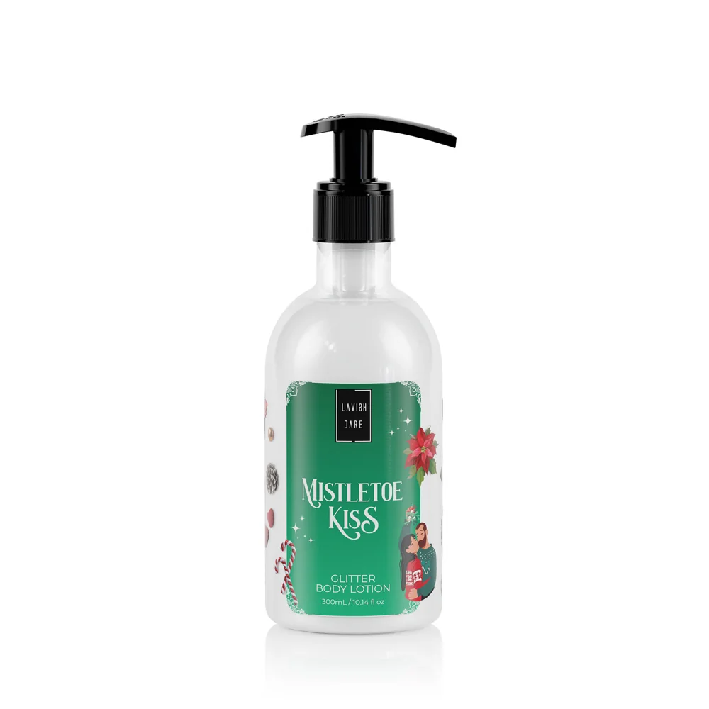 Pachet Gel de dus 500ml + Lotiune de corp 300ml Mistletoe Kiss, Lavish Care