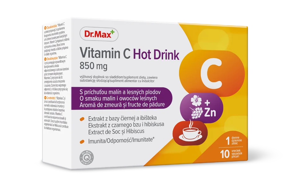 Dr. Max Vitamin C Hot Drinkā, 10 plicuri