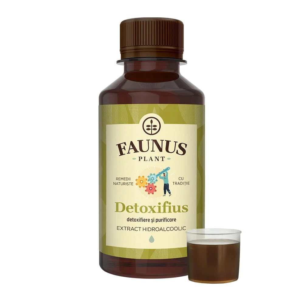 Tinctura detoxifiere Detoxifius, 200ml, Faunus Plant