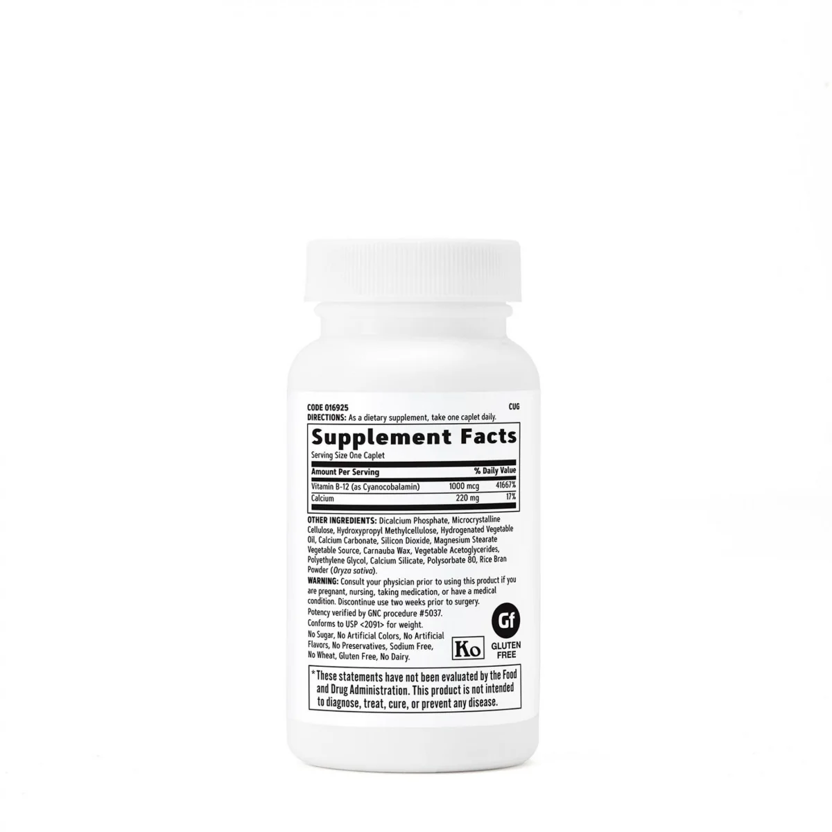 Vitamina B-12 1000 mcg, 90 tablete, GNC