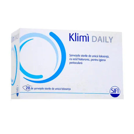 Klimi Daily servetele sterile, 20 bucati, Sifi