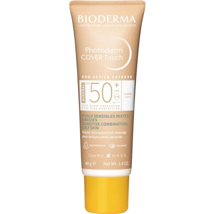 Fluid Cover Touch cu SPF50+ ten deschis Photoderm, 40g, Bioderma