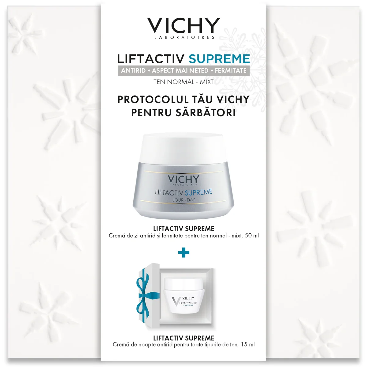 Pachet XMAS2022 Liftactiv Supreme pentru piele normala-mixta, Vichy