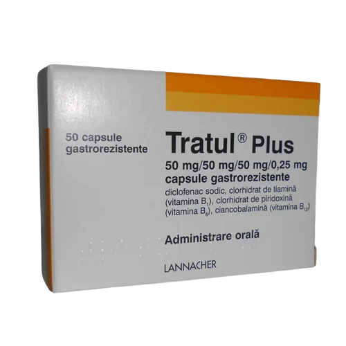 Tratul Plus 50mg, 50 capsule gastrorezistente, Lannacher Heilmittel