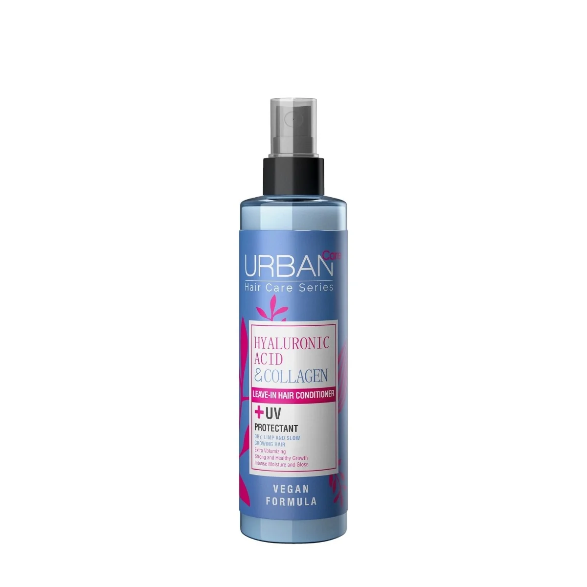Balsam spray fara clatire cu Acid Hialuronic si Colagen, 200ml, Urban Care 