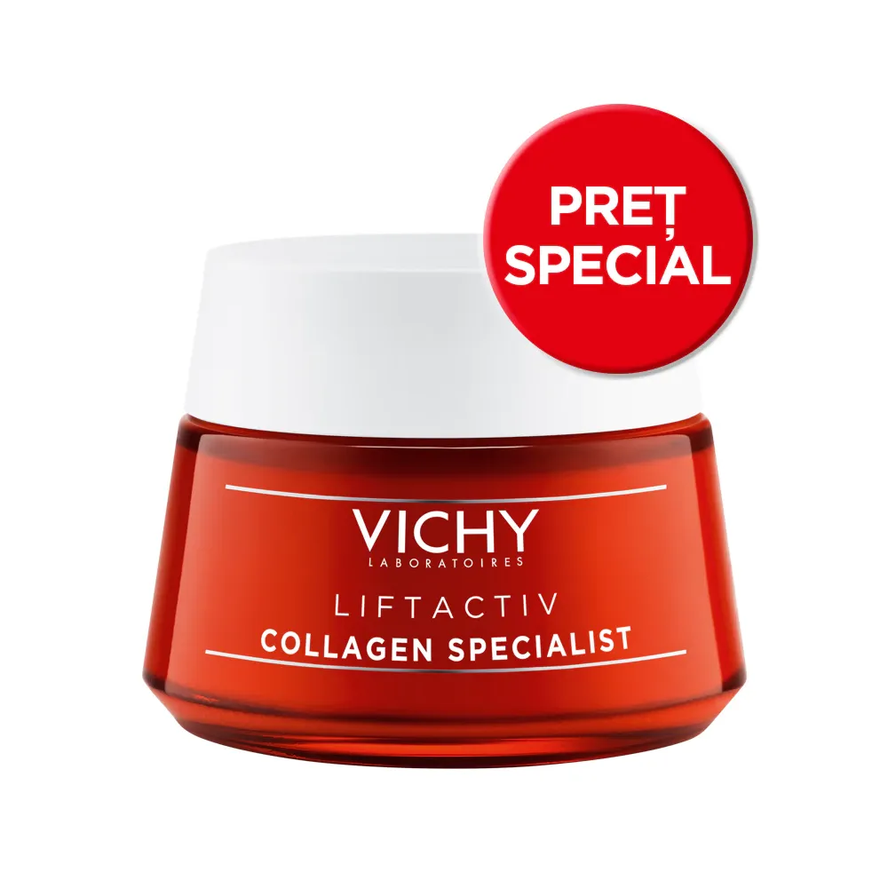 Crema antirid Liftactiv Collagen Specialist 40% REDUCERE, 50ml, Vichy