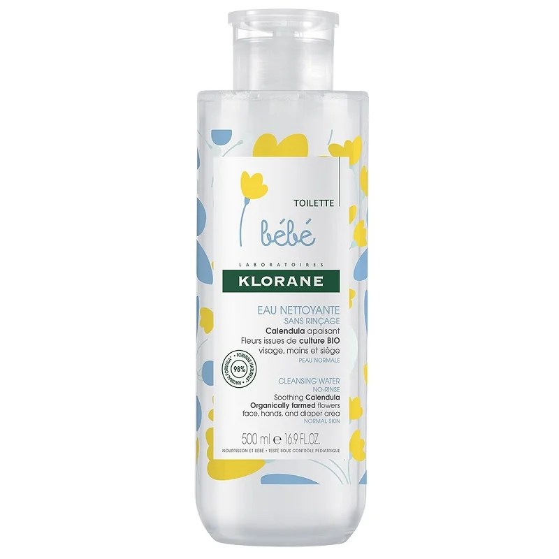 Apa de curatare pentru copii, 500ml, Klorane Bebe