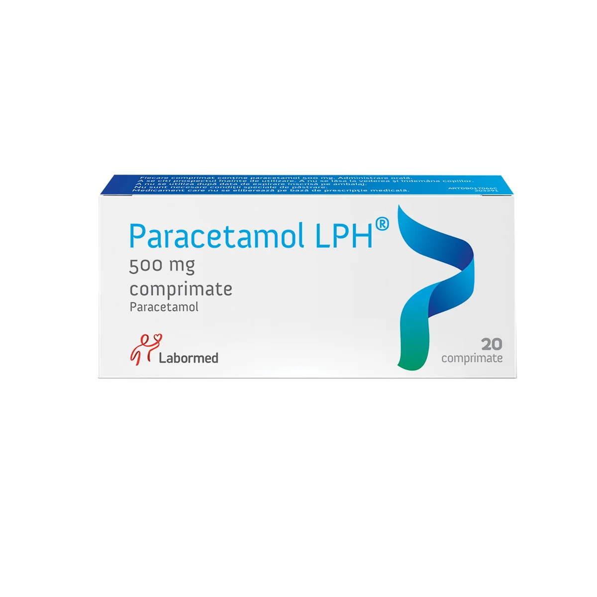 Paracetamol 500 mg, 20 comprimate, Labormed