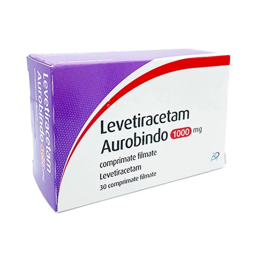 Levetiracetam 1000mg, 30 comprimate filamte, Aurobindo