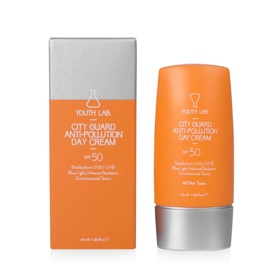 Crema de zi anti-aging cu protectie solara SPF50 City Guard, 40ml, Youth Lab
