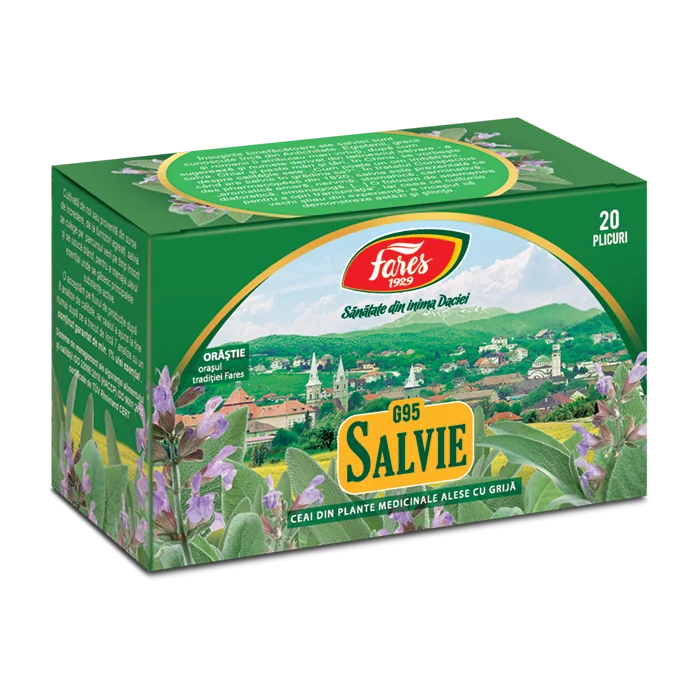 Ceai de Salvie, 20 plicuri, Fares
