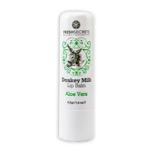 Balsam de buze cu lapte de magarita si aloe vera SPF30, 4.5g, Fresh Secrets