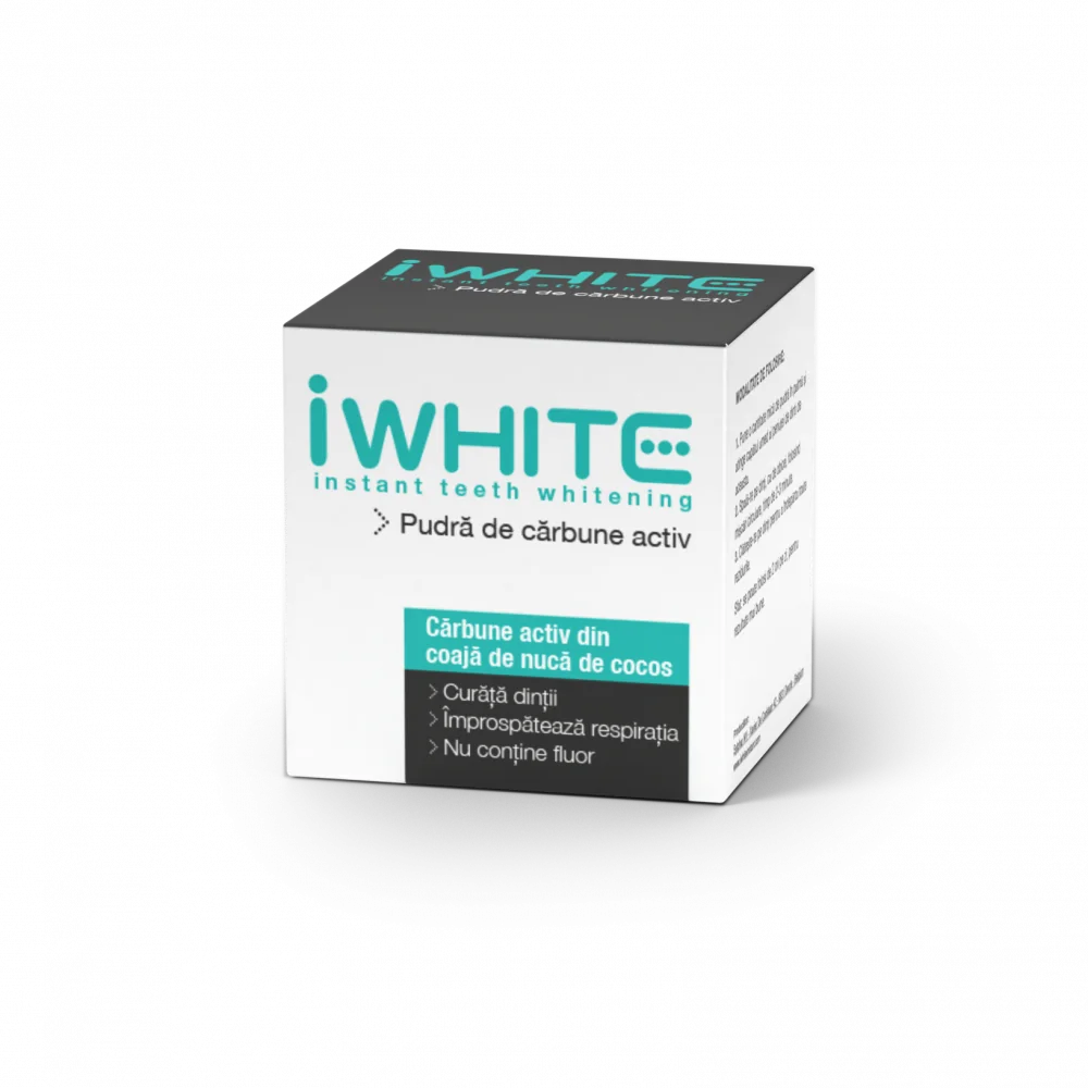 iWhite Instant Pudra de carbune activ
