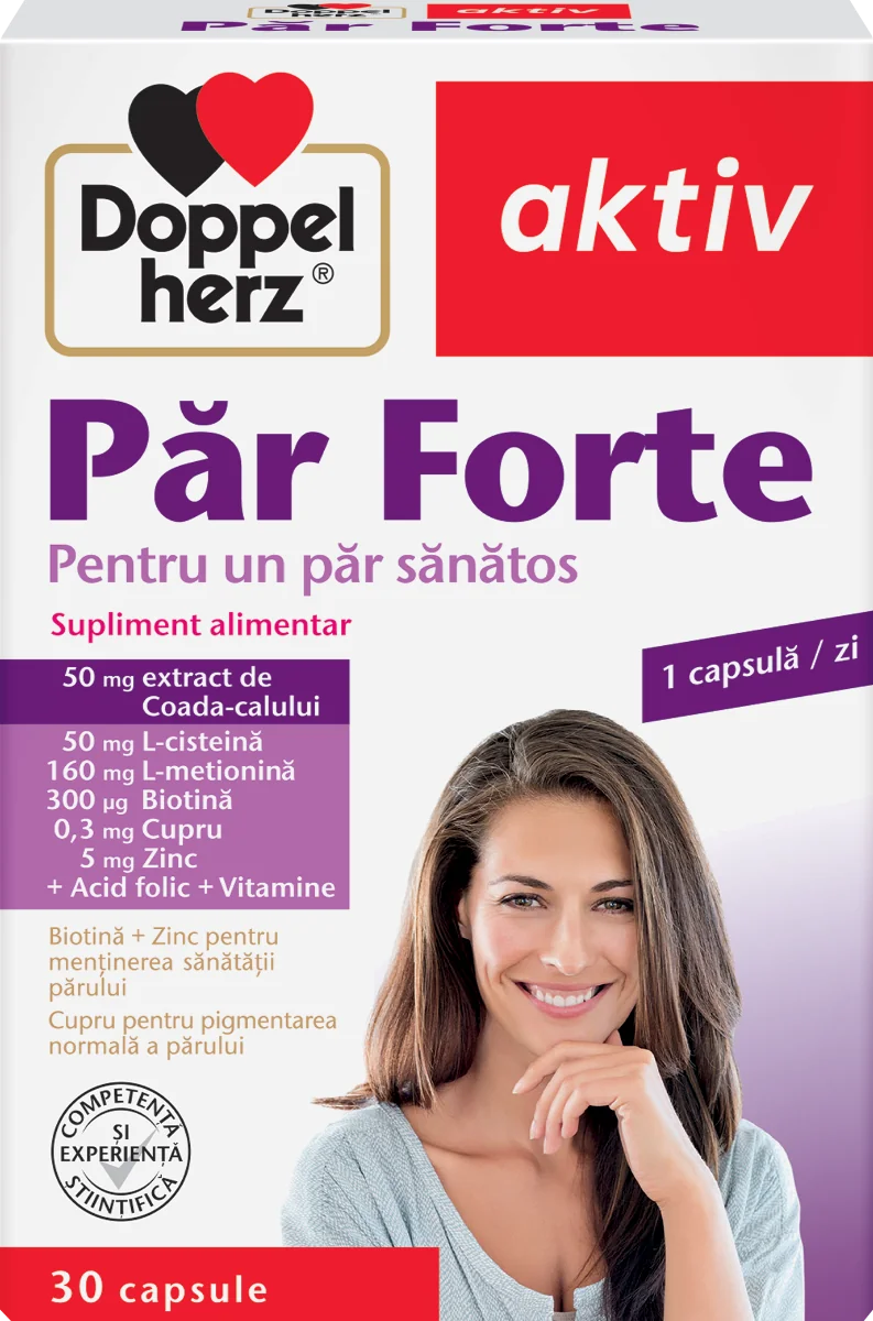 Par Forte ā vitamine pentru par, 30 capsule, Doppelherz