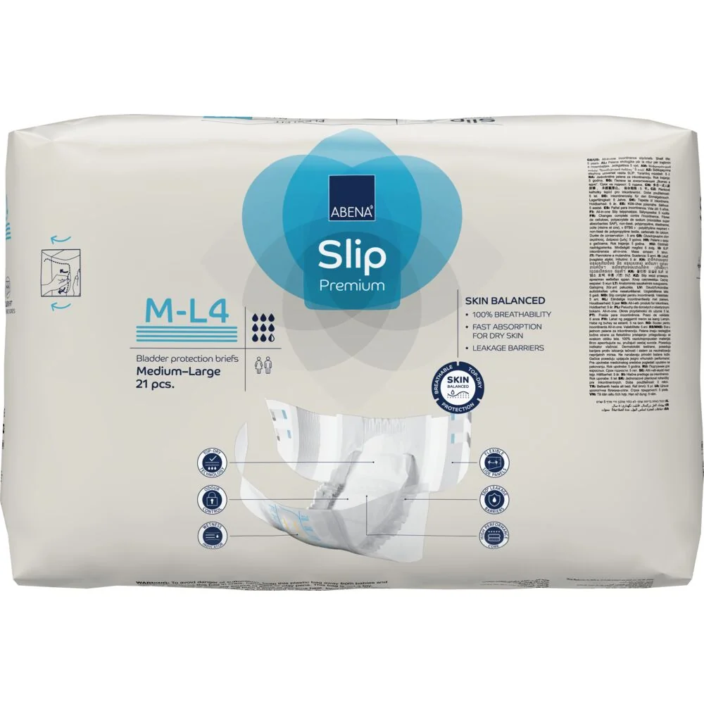 Scutece pentru adulti Flexi Fit Premium M-L4 cu absorbtie 3400ml, 21 bucati, Abena