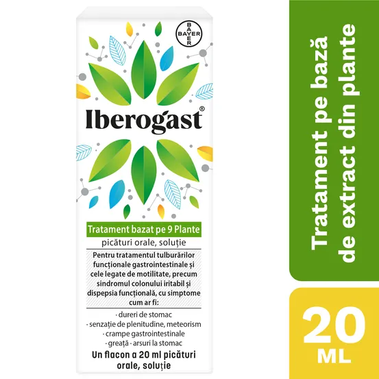 Iberogast Picaturi orale, 20ml, Bayer 