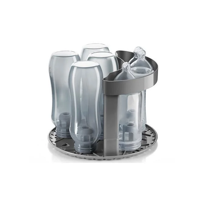 Sterilizator biberoane cu abur fierbinte in 10 minute Vapomat S 36021, 6 biberoane, Reer