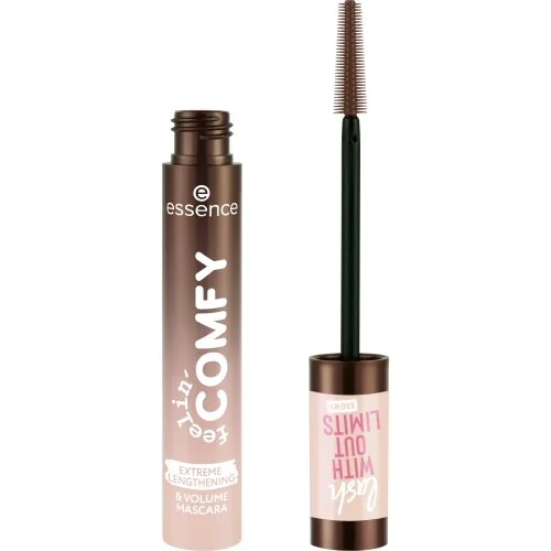 Mascara extreme lengthening & volume brown 01 feelin comfy, 13ml, Essence 