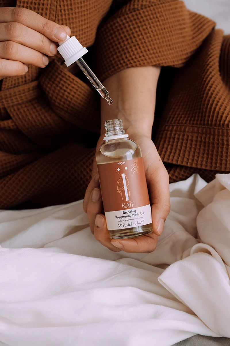 Ulei de masaj pentru femei insarcinate, 90ml, Naif