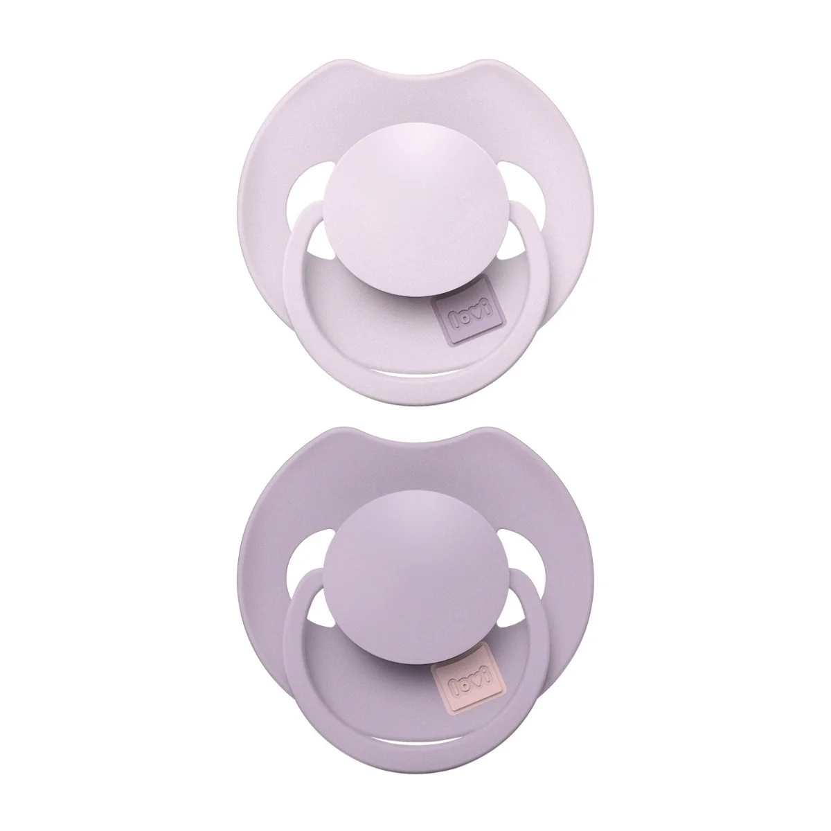 Set suzete din silicon pentru +18 luni Dynamic Prime Liliac/Violet 34/423, 2 bucati, LOVI