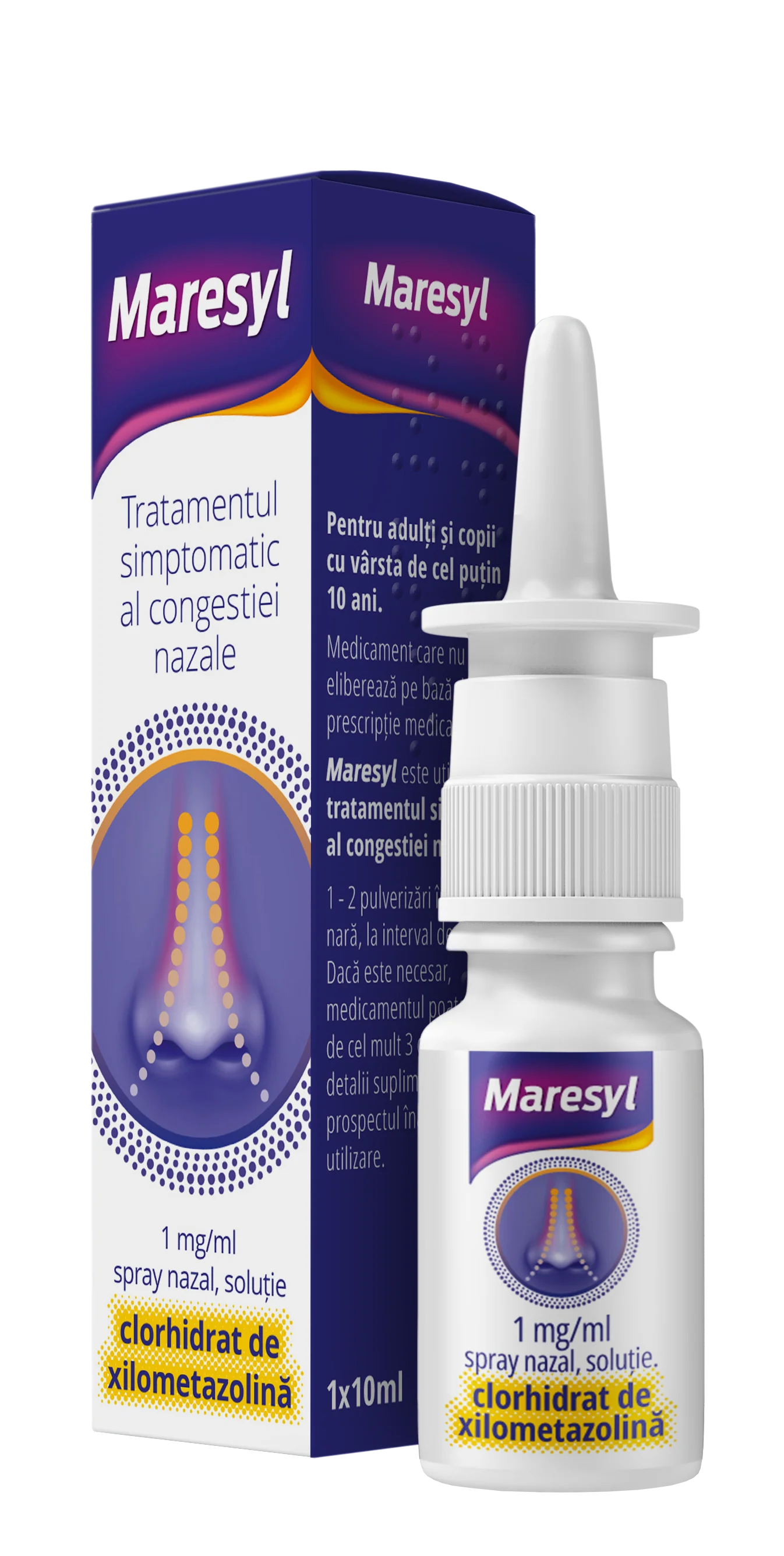 Maresyl 1 mg/ml spray nazal, 10ml