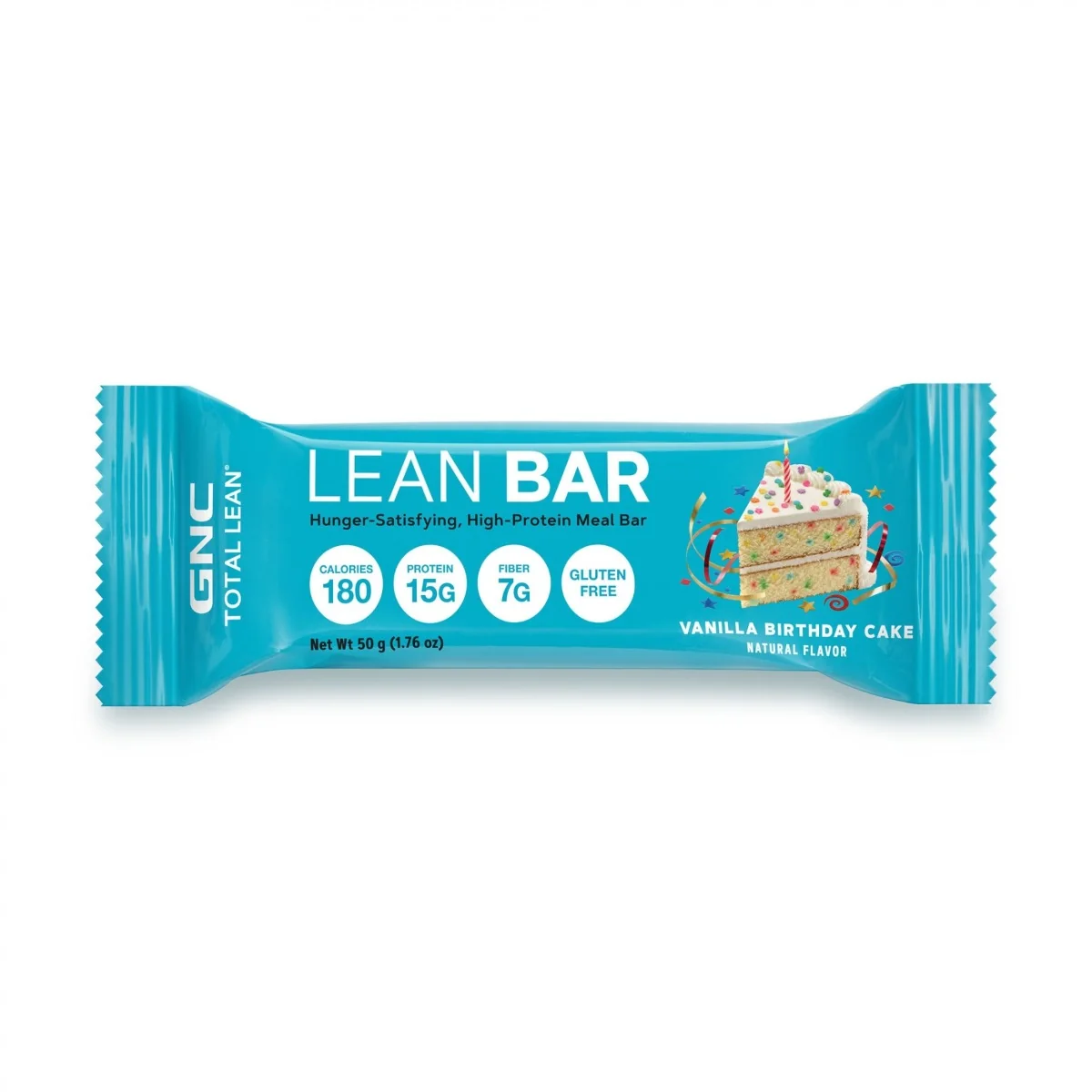 Baton proteic cu aroma de tort de vanilie Total Lean, 50g, GNC