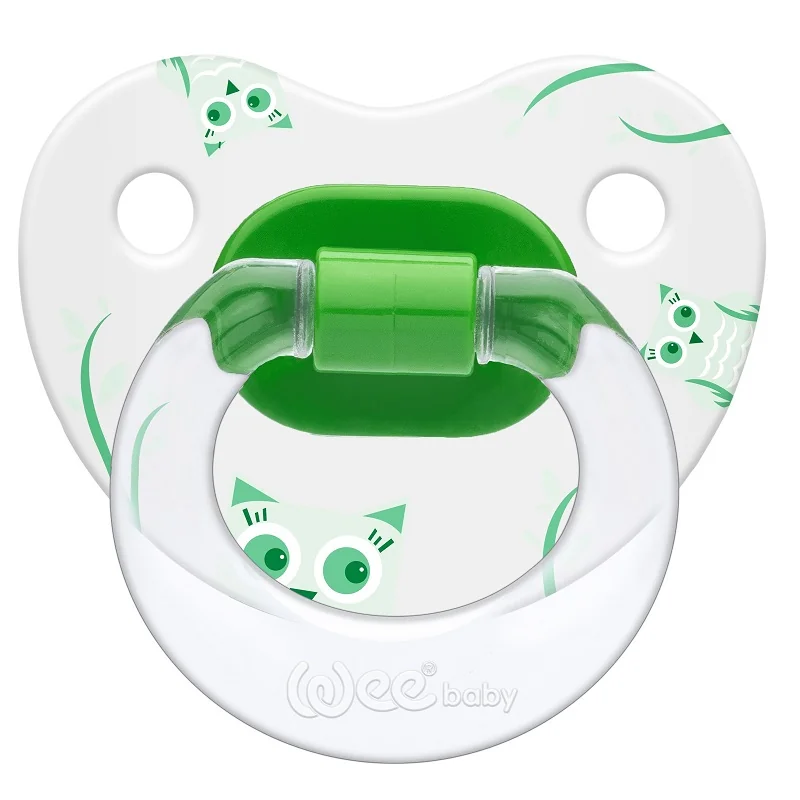 Suzeta din silicon ortodontica cu desen nr.1, 1 bucata, Wee Baby