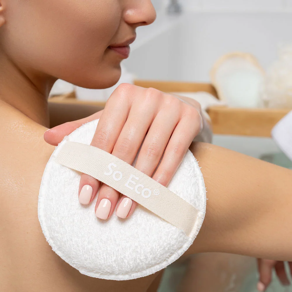 Set 2 dischete exfoliante pentru corp ecologice, 1 bucata, So Eco
