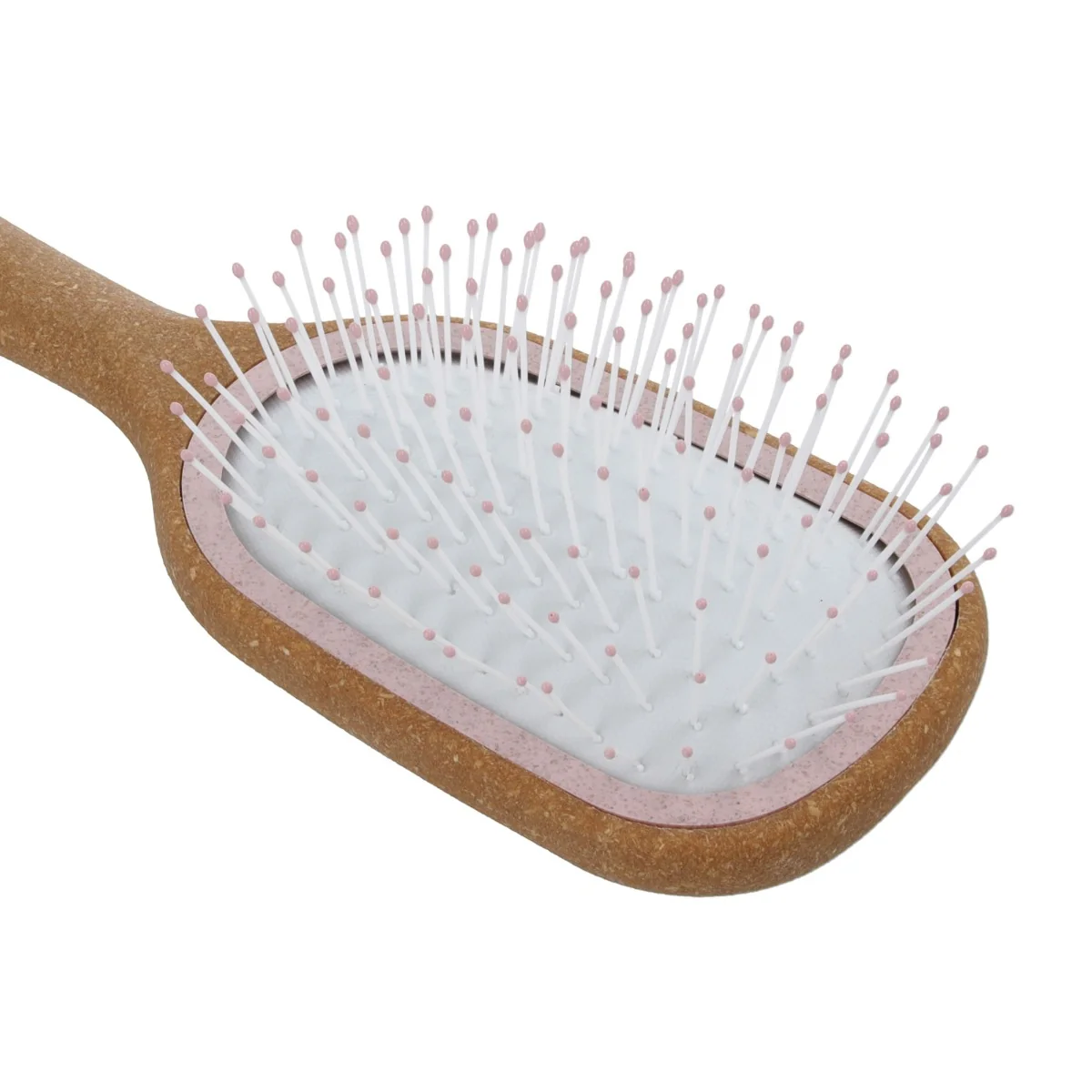 Perie de par pentru descalcire din pluta ovala mica, 1 bucata, Parsa Beauty