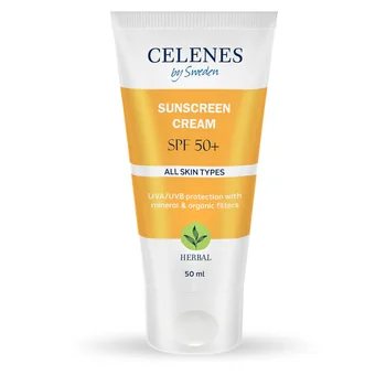 Crema protectie solara Herbal cu SPF 50+, 50ml, Celenes