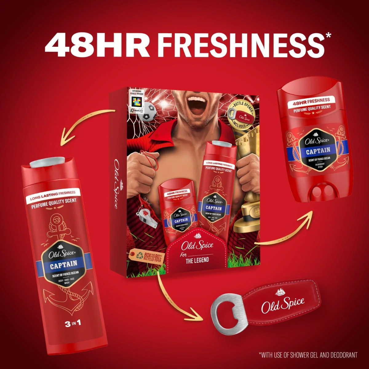 Set pentru barbati Footballer, Old Spice