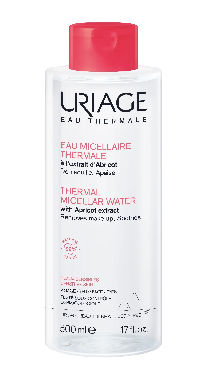 Apa micelara termala pentru ten sensibil cu roseata, 500ml, Uriage