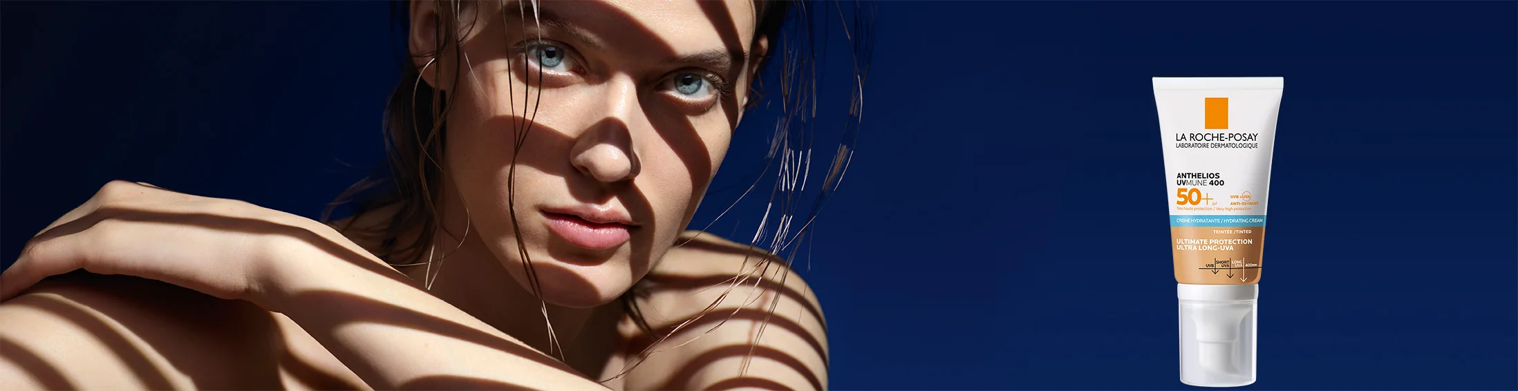 Crema Hidratanta SPF50+ cu pigment de culoare Anthelios UV-Mune 400, La Roche-Posay Crema Hidratanta SPF50+ cu pigment de culoare Anthelios UV-Mune 400, La Roche-Posay