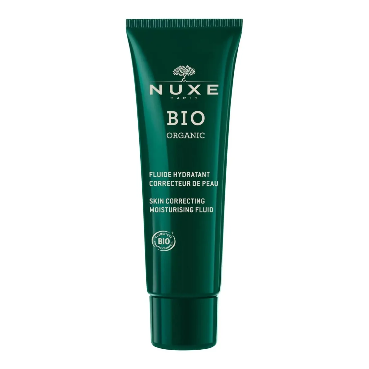 Fluid hidratant corector pentru ten normal si mixt Bio Organic, 50ml, Nuxe 