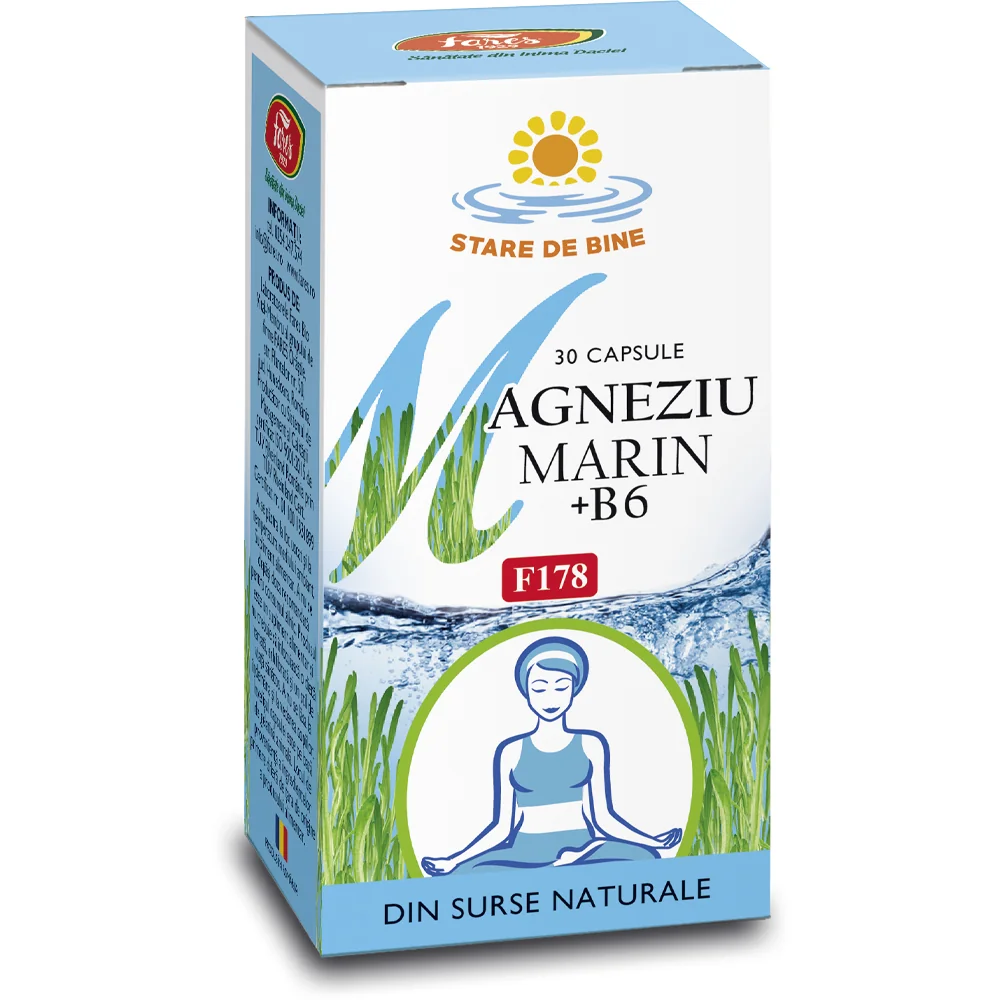 Magneziu + B6 F178, 30 capsule, Fares