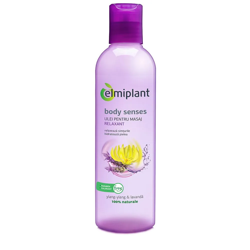 Ulei pentru masaj relaxant cu lavanda, 250ml, Elmiplant