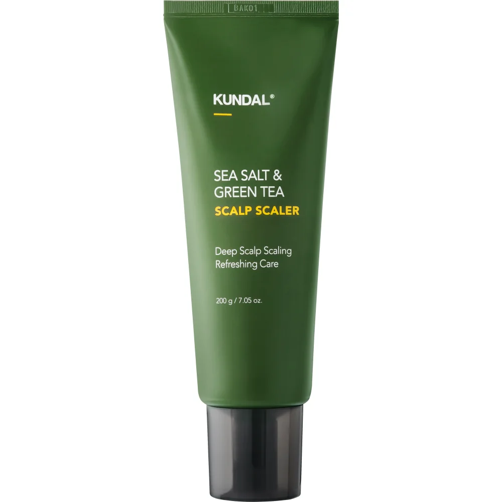 Tratament scalp cu sare de mare si ceai verde, 200g, Kundal