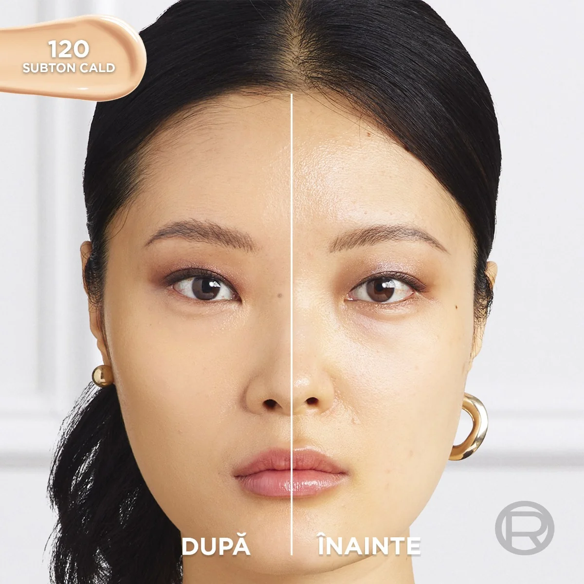 Fond de ten rezistent la transfer Infaillible 32H Fresh Wear 120 Cald, 30ml, L'Oreal Paris