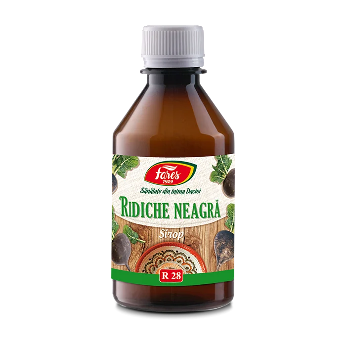 Sirop Ridiche neagra, 250ml, Fares