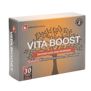 Supliment alimentar pentru imunitate Vita Boost, 30 comprimate, Sprint Pharma