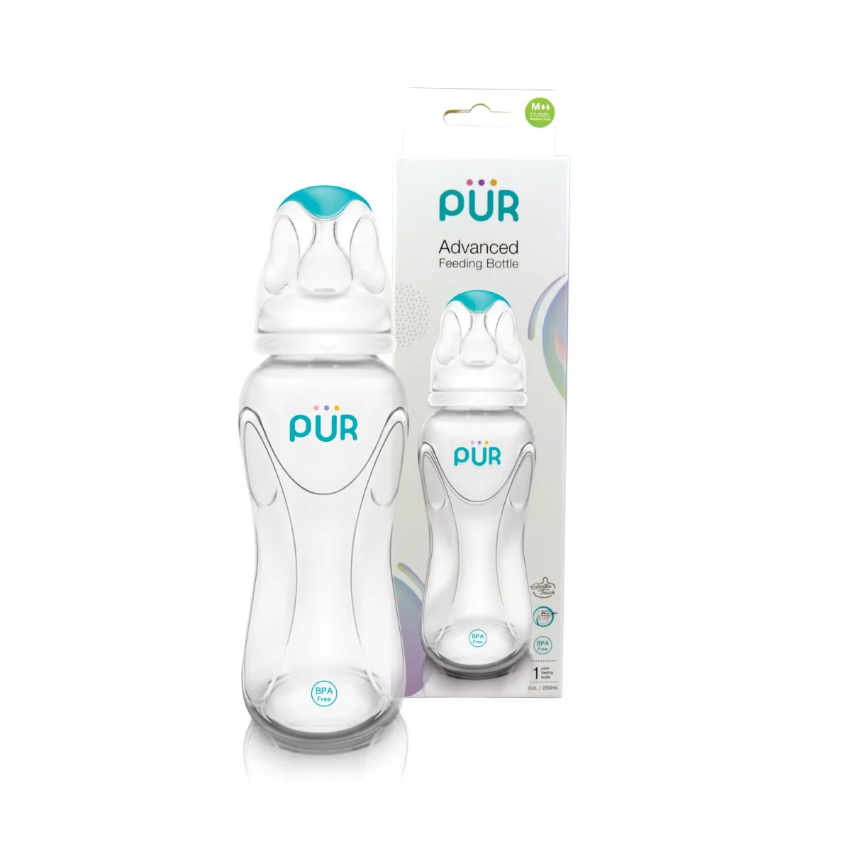Biberon Advanced, 250ml, PUR