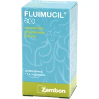 Fluimucil 600 mg, 10 comprimate efervescente, Zambon