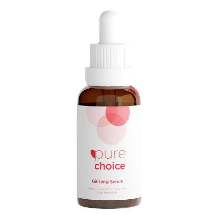 Ser ingrijire faciala cu Ginseng 10% si Niacinamida 5%, 30ml, Pure Choice 