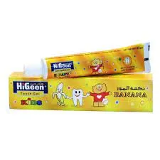 Pasta-gel de dinti pentru copii cu aroma de banana, 80g, HiGeen