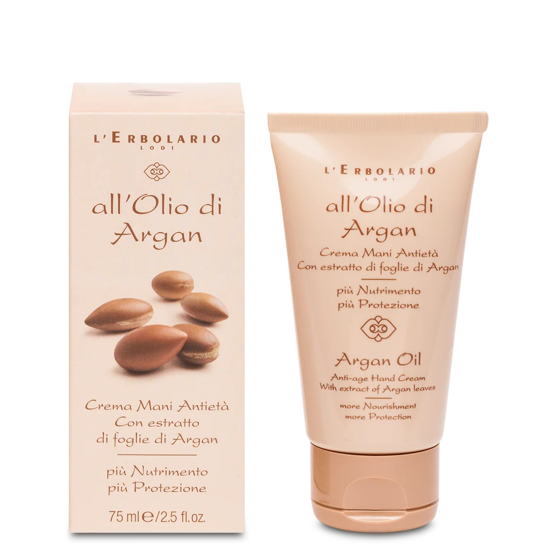 L'Erbolario Crema de maini antird cu ulei de argan, 75ml