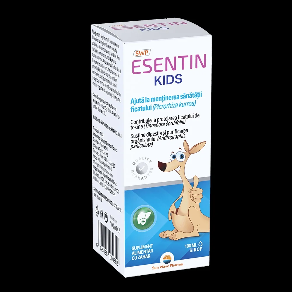 Sirop Esentin Kids, 100ml, Sun Wave Pharma 